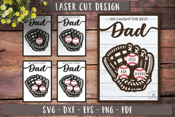 Baseball Dad Laser Design: Perfect Father's Day Gift
