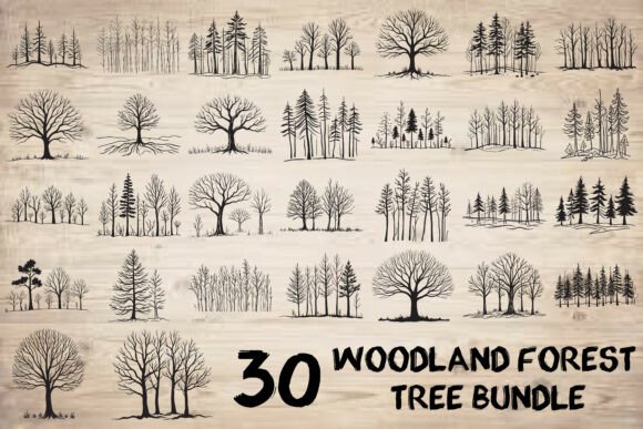 Create Stunning Woodland Forest Tree Bundles