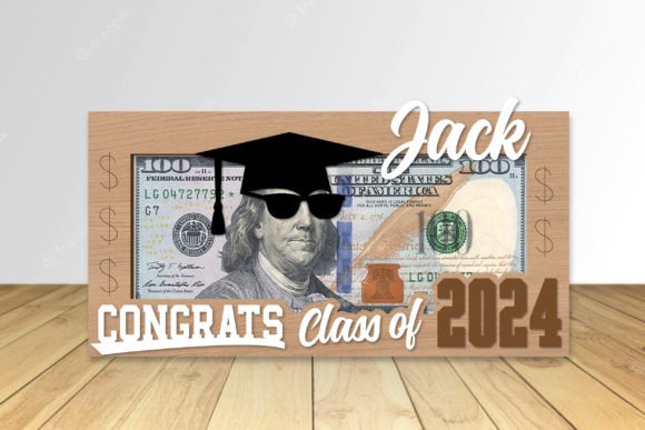 Elegant Graduation Money Holder Frame for 2024
